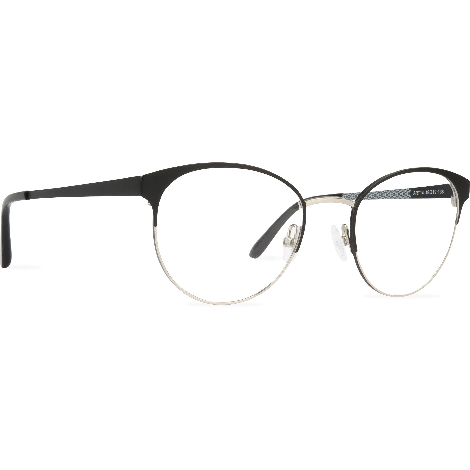 ARTDECO ART14 negro 'khol'/plateado 'princesse'