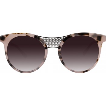 SUN SUN0372 pink turtle-shell/'khol' black