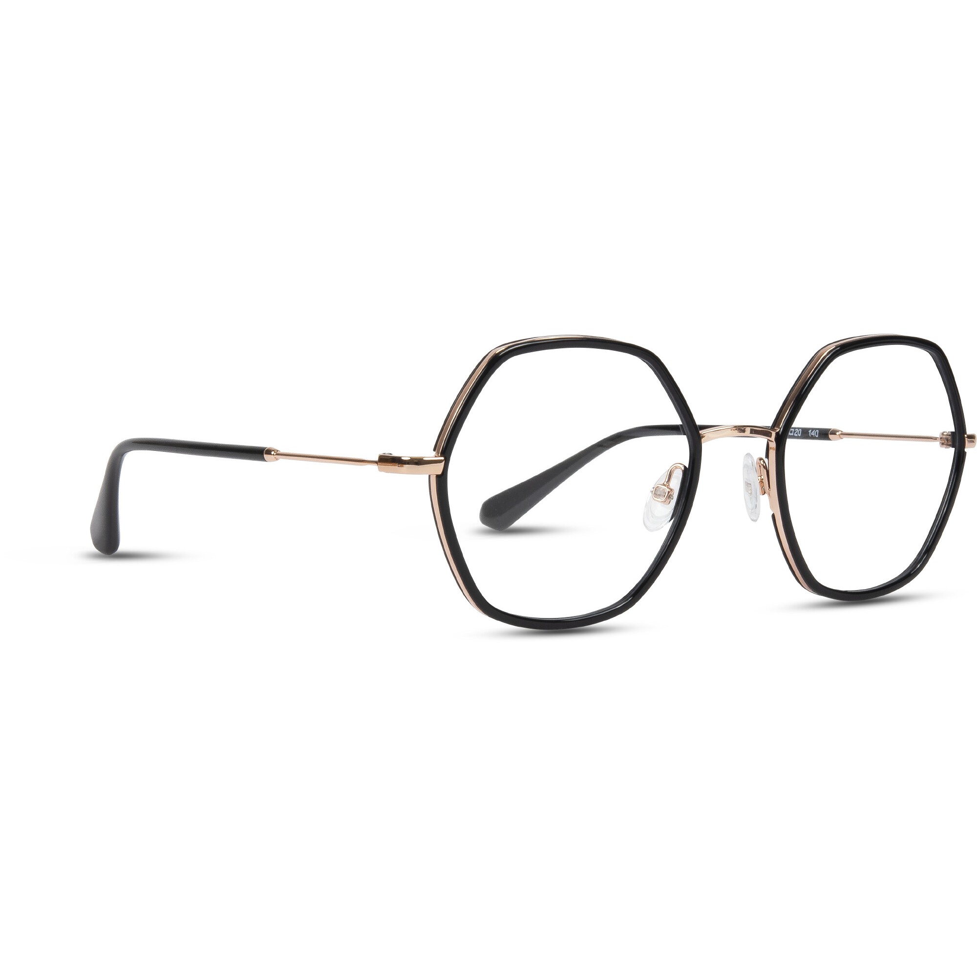 BLUSH BLU54 'khol' black/golden pink