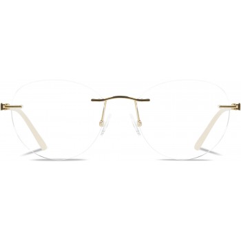 BARRETTE BARP16 or reine/blanc pinacolada
