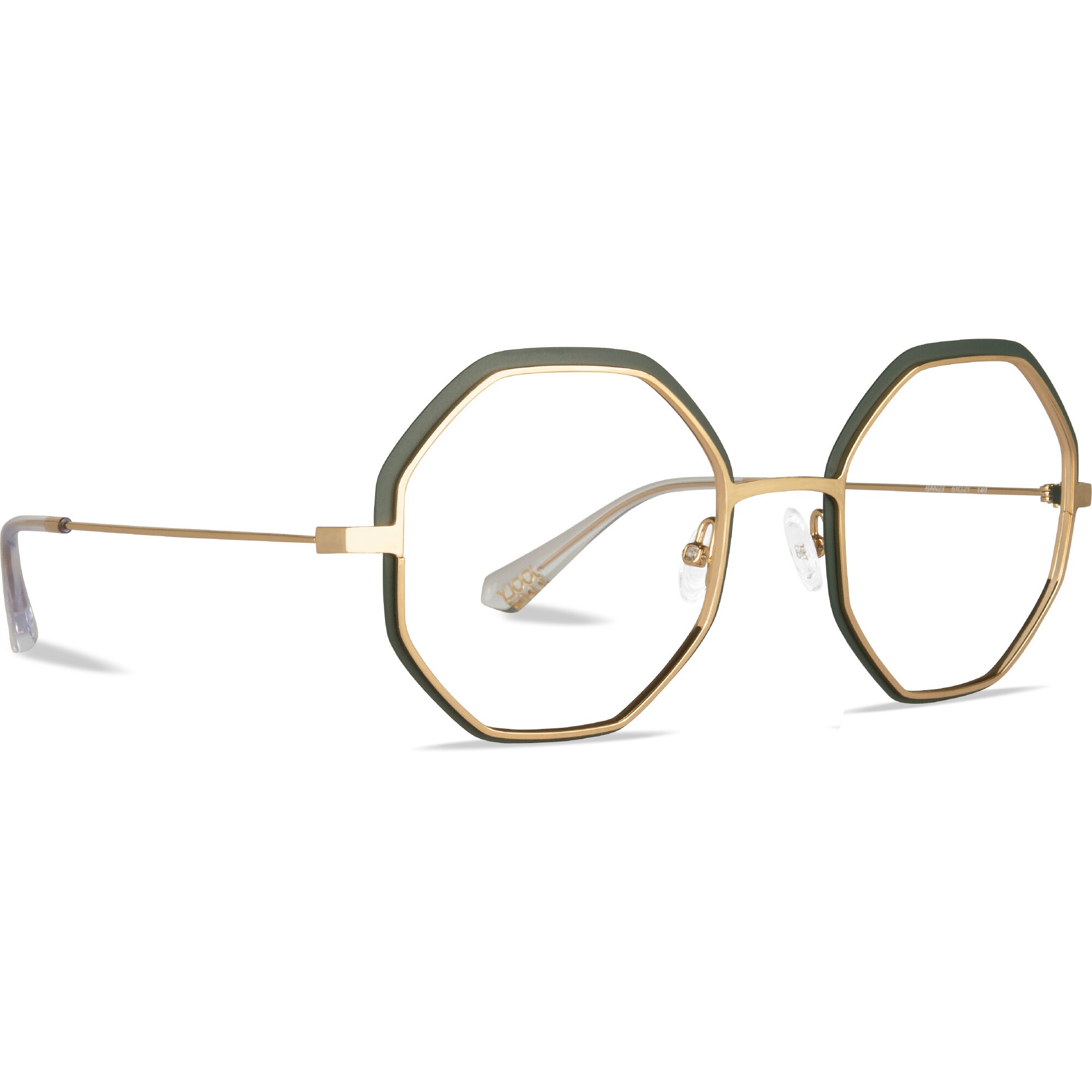 BANGLE BAN23 or reine/vert emeraude