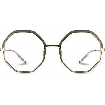 BANGLE BAN23 or reine/vert emeraude