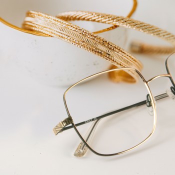 LESS IS MORE LES41 'reine' gold/'emeraude' green