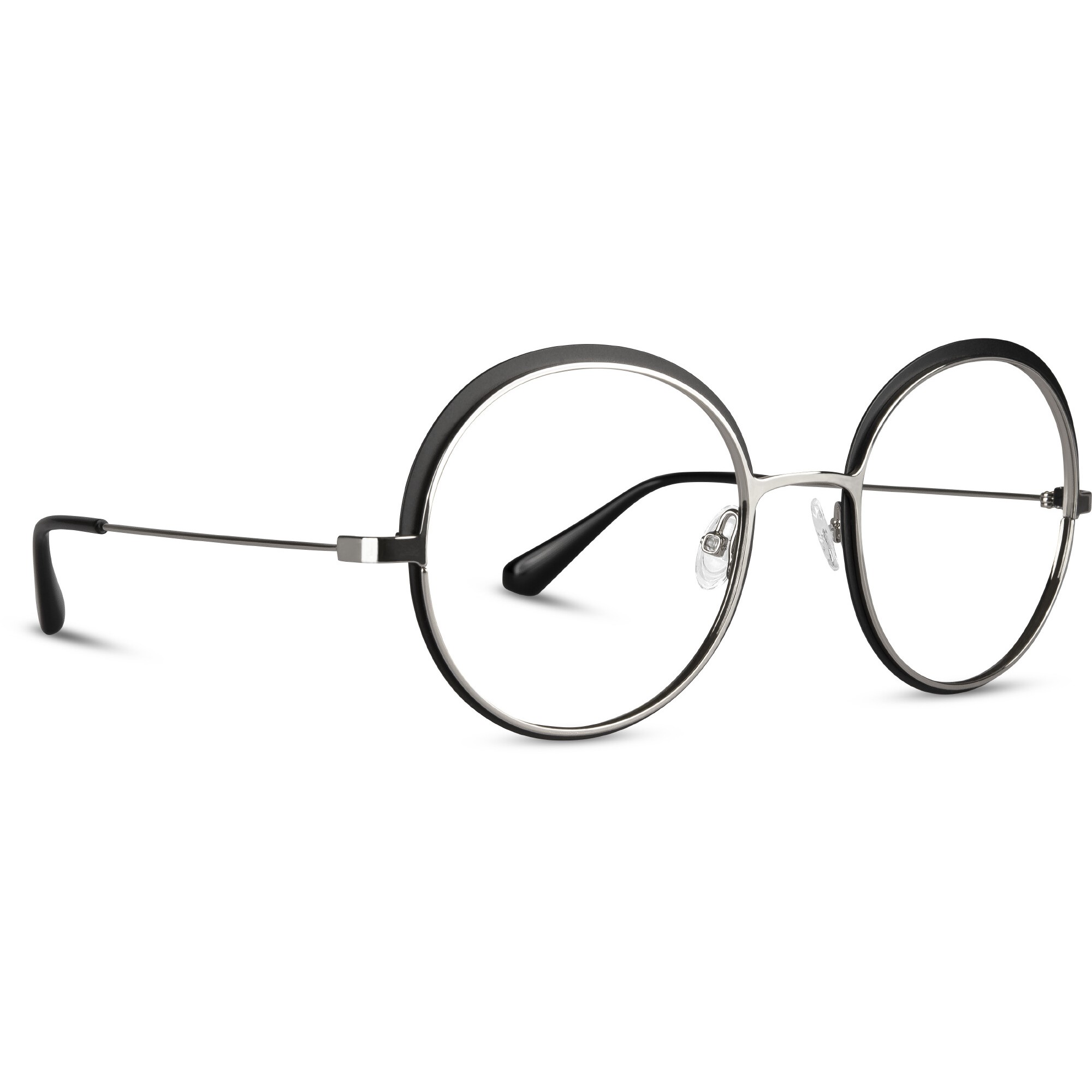 BANGLE BAN31 'princesse' silver/'khol' black