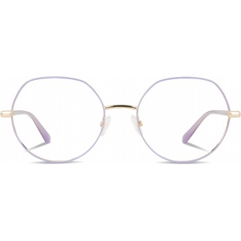 TWIN-SET TWI11 violet punkette/or reine