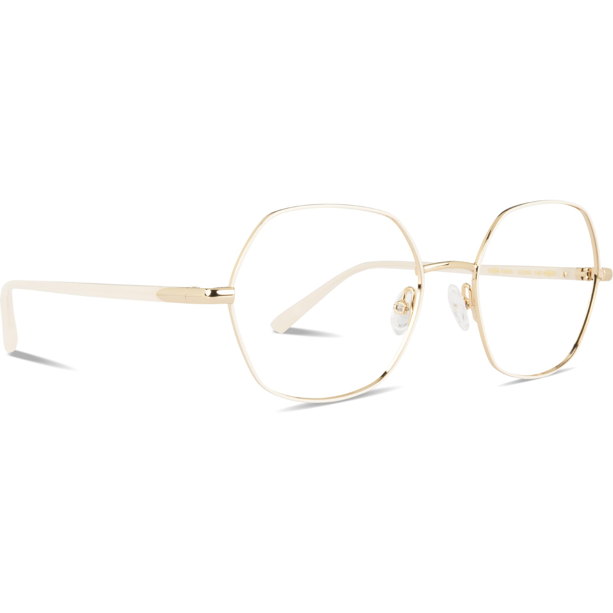 TWIN-SET TWI41 blanco 'pinacolada'/oro 'reine'