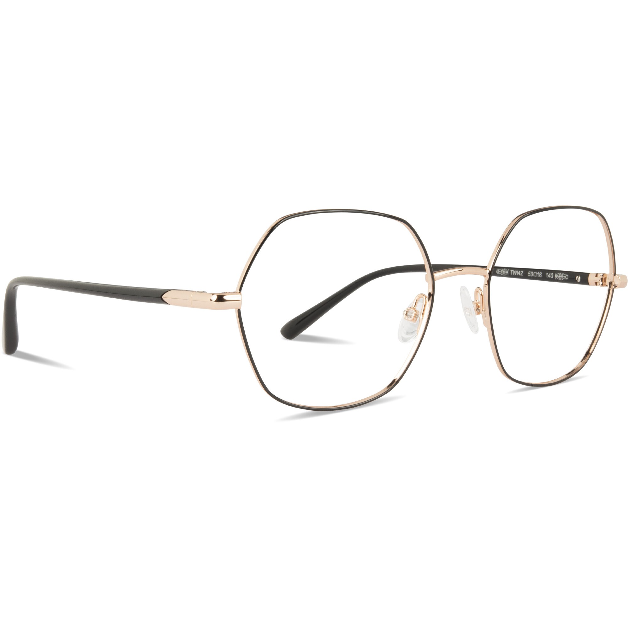 TWIN-SET TWI42 negro 'khol'/golden pink