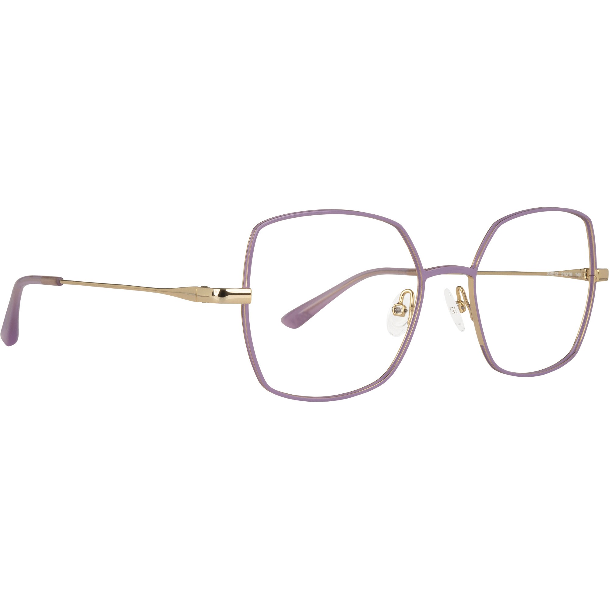 SNEAKERS SNE13 violet punkette/or reine