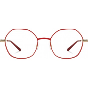 SNEAKERS SNE61 rouge rubis/or reine