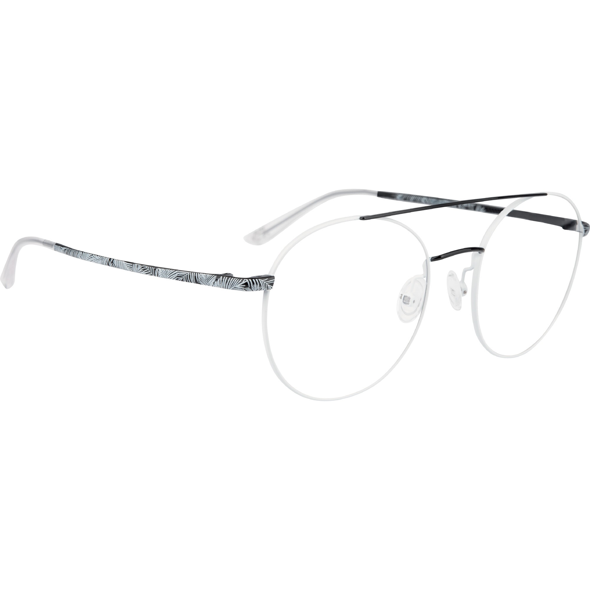 WHITE FLOWER FLO35 'khol' black/'geisha' white