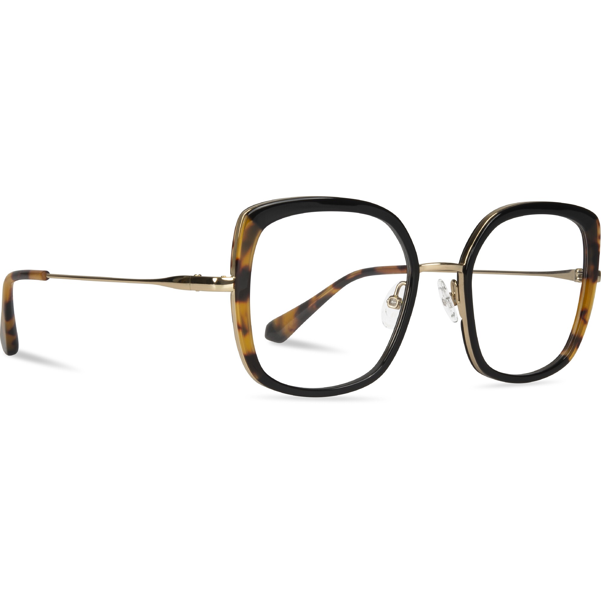 LOOSE LOO72 'khol' schwarz/schildpatt/'reine' gold
