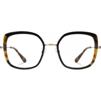 LOOSE LOO72 'khol' schwarz/schildpatt/'reine' gold