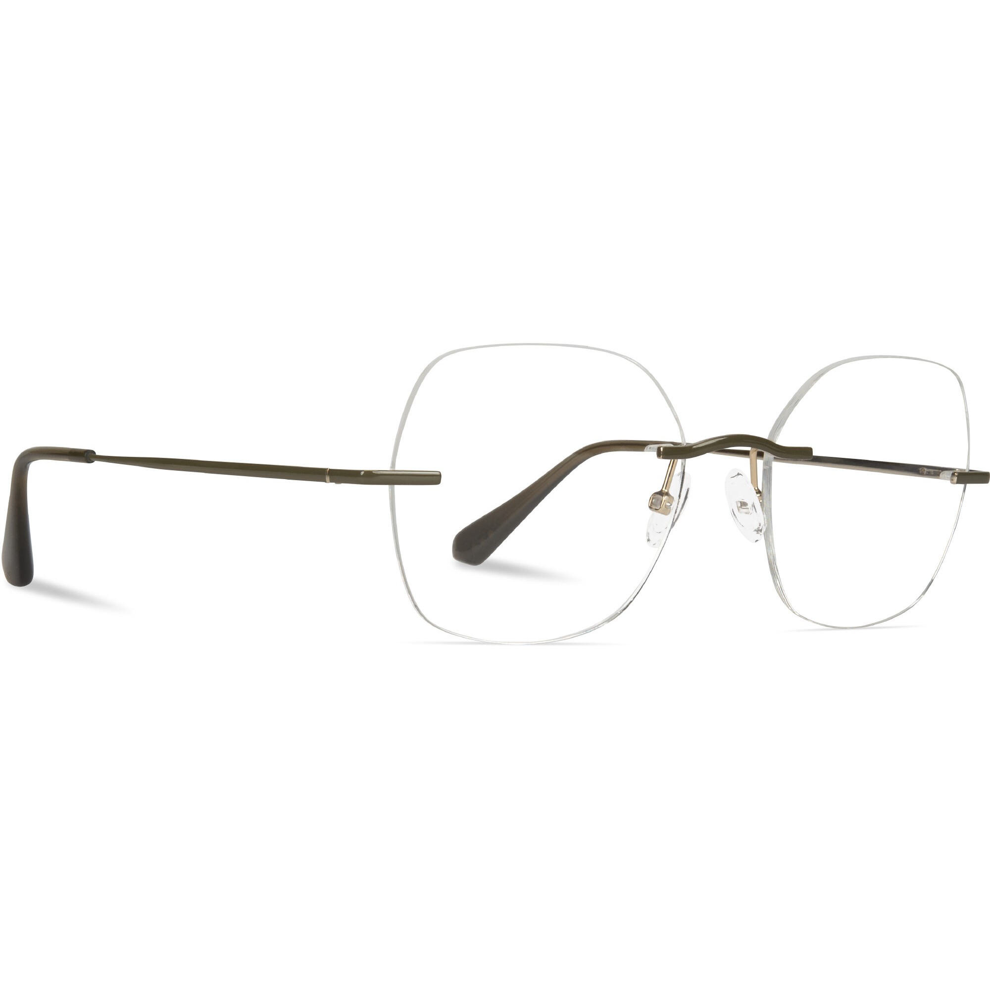 QUIET LUXURY LUXP11 'army' green/'reine' gold