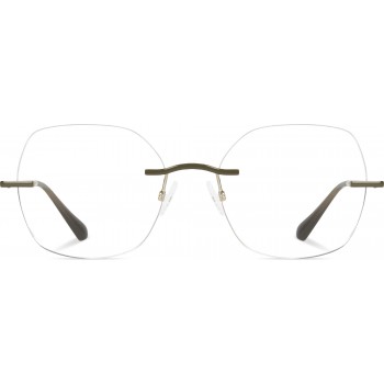 QUIET LUXURY LUXP11 vert army/or reine