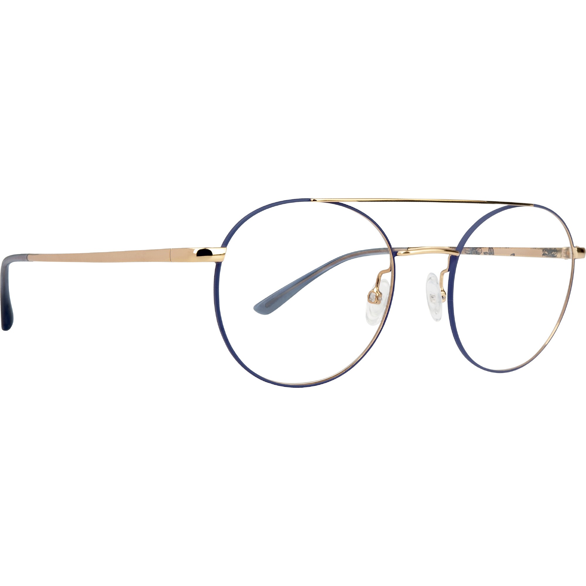 FLOWER FLO46 bleu navy/or reine