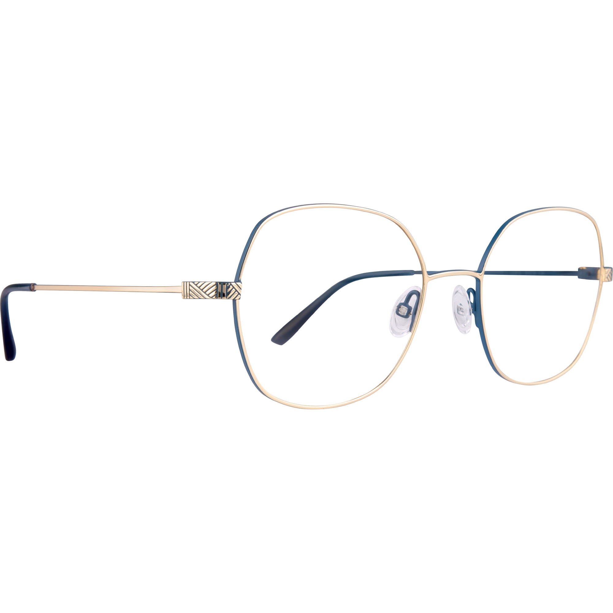 LESS IS MORE LES12 'reine' gold/'petrolette' blue