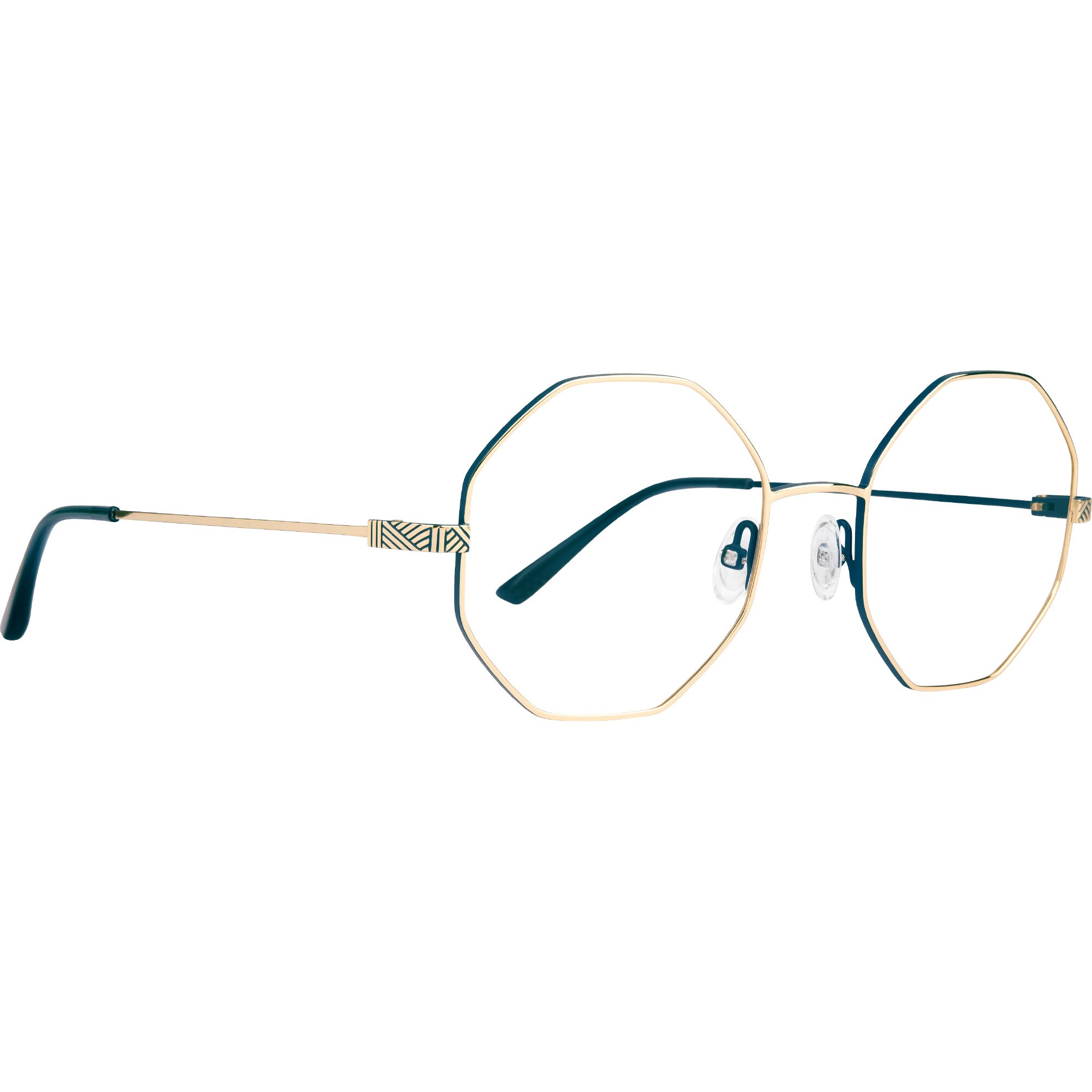 LESS IS MORE LES51 'reine' gold/'petrolette' blau