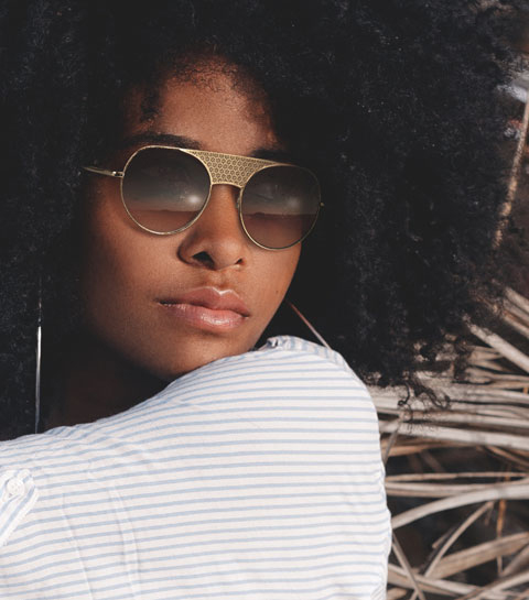 Lunettes de vue femmes france mode metal ronde dorees solaires